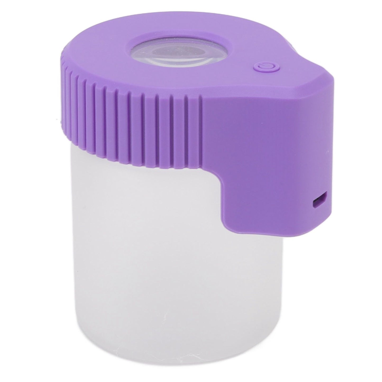 LED Magnifying Jar 8X Magnifying Viewing Jar Glass Shell Odor Proof Waterproof LED Storage Container for V1294-YM0521-3117220301611