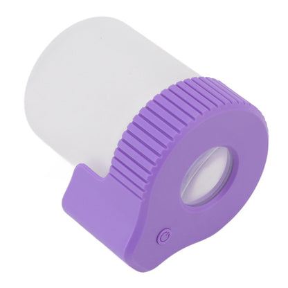 LED Magnifying Jar 8X Magnifying Viewing Jar Glass Shell Odor Proof Waterproof LED Storage Container for V1294-YM0521-3117220301611