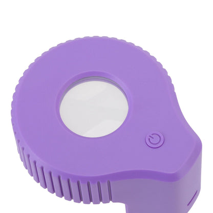 LED Magnifying Jar 8X Magnifying Viewing Jar Glass Shell Odor Proof Waterproof LED Storage Container for V1294-YM0521-3117220301611