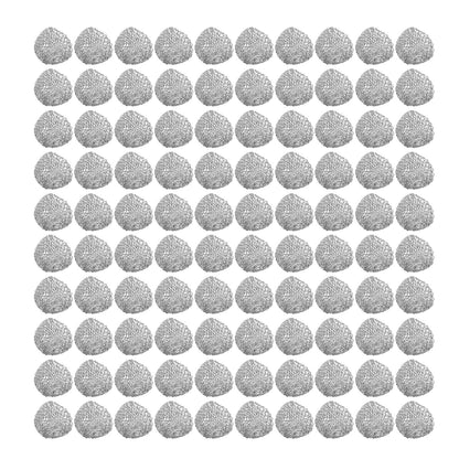 100Pcs Tobacco Pipe Ball Screen Filter 16mm Stainless Steel Washable for Smoking V1294-YM0521-3117220304611