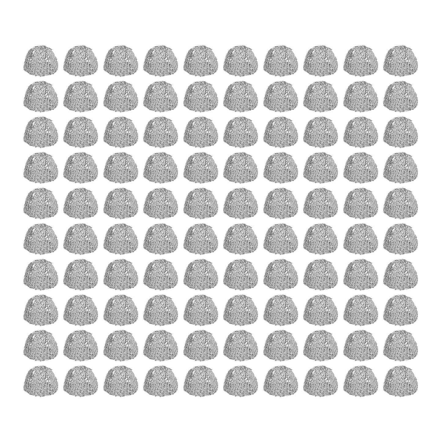 100Pcs Tobacco Pipe Ball Screen Filter 16mm Stainless Steel Washable for Smoking V1294-YM0521-3117220304611
