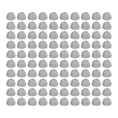 100Pcs Tobacco Pipe Ball Screen Filter 16mm Stainless Steel Washable for Smoking V1294-YM0521-3117220304611