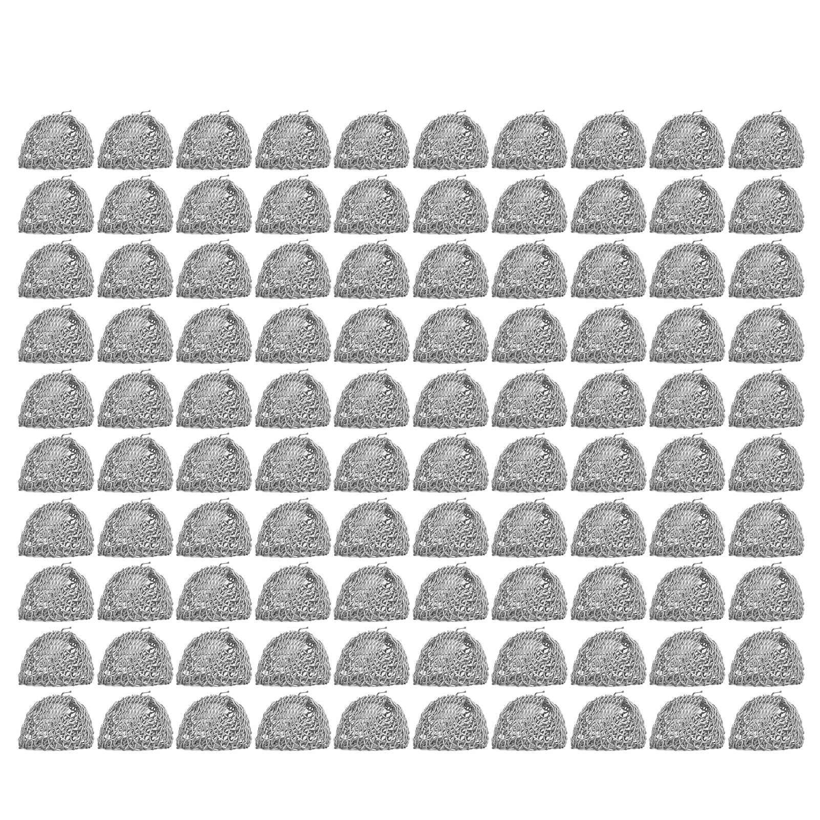 100Pcs Tobacco Pipe Ball Screen Filter 16mm Stainless Steel Washable for Smoking V1294-YM0521-3117220304611