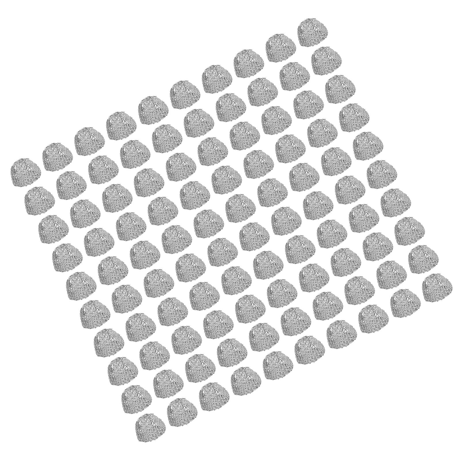 100Pcs Tobacco Pipe Ball Screen Filter 16mm Stainless Steel Washable for Smoking V1294-YM0521-3117220304611