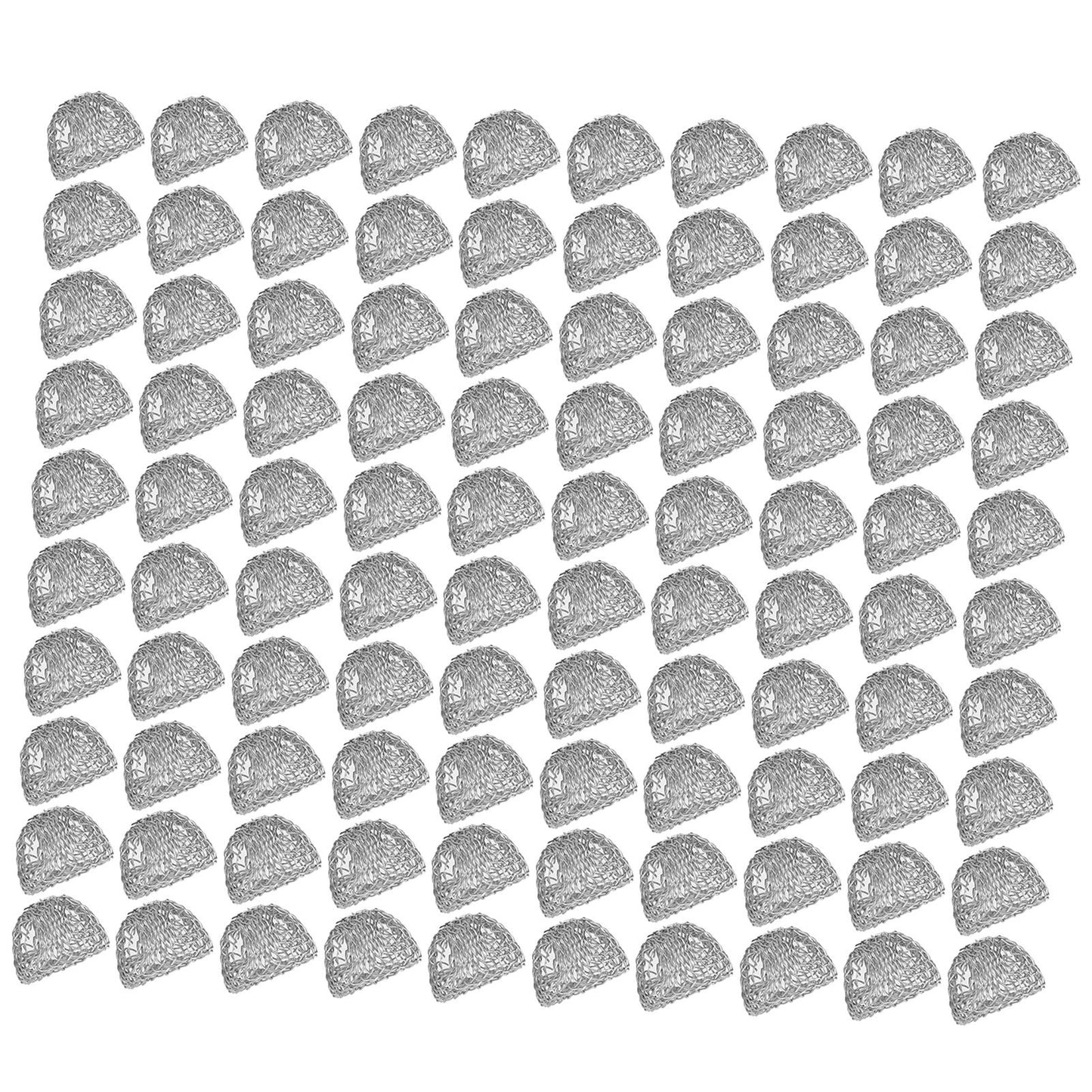 100Pcs Tobacco Pipe Ball Screen Filter 16mm Stainless Steel Washable for Smoking V1294-YM0521-3117220304611