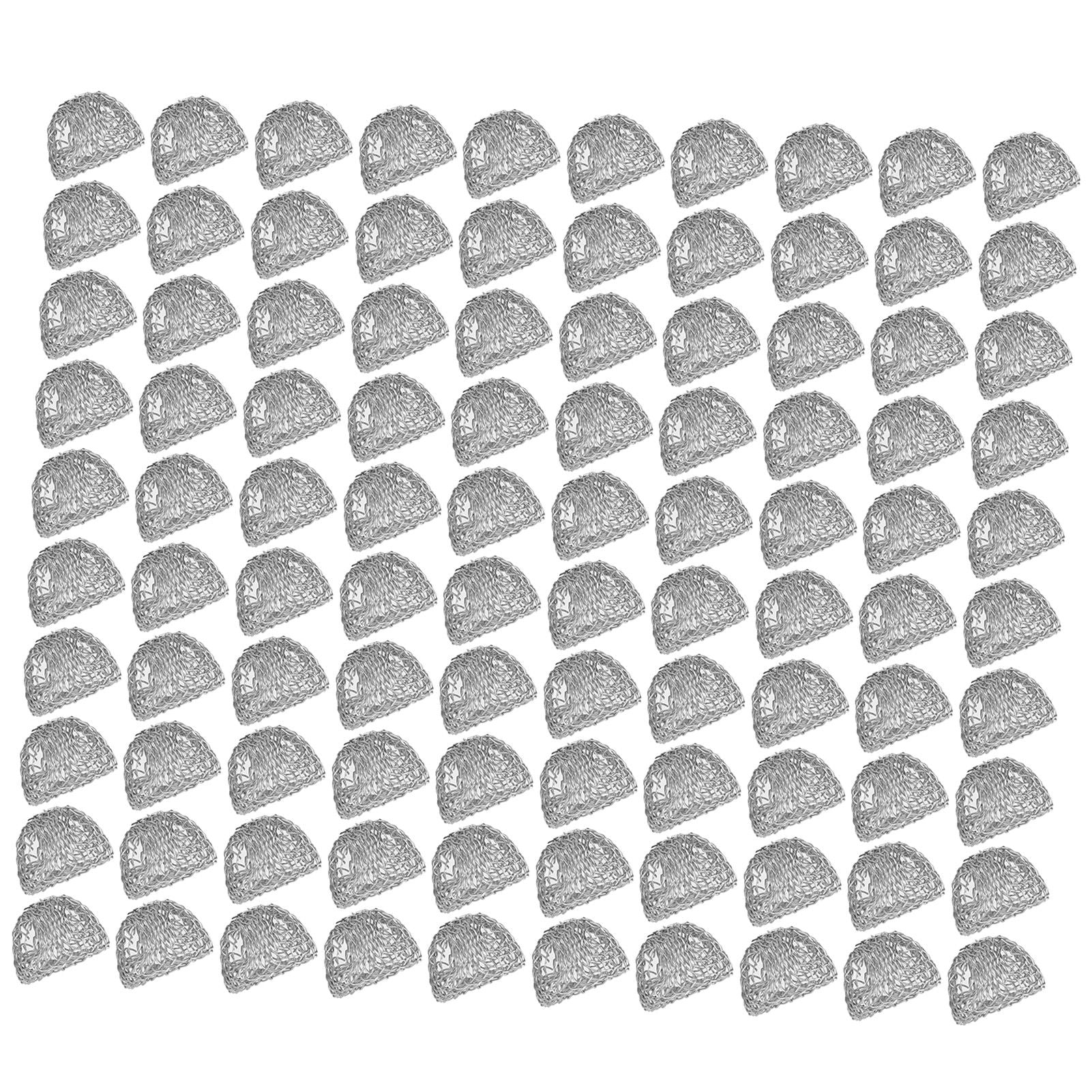 100Pcs Tobacco Pipe Ball Screen Filter 16mm Stainless Steel Washable for Smoking V1294-YM0521-3117220304611