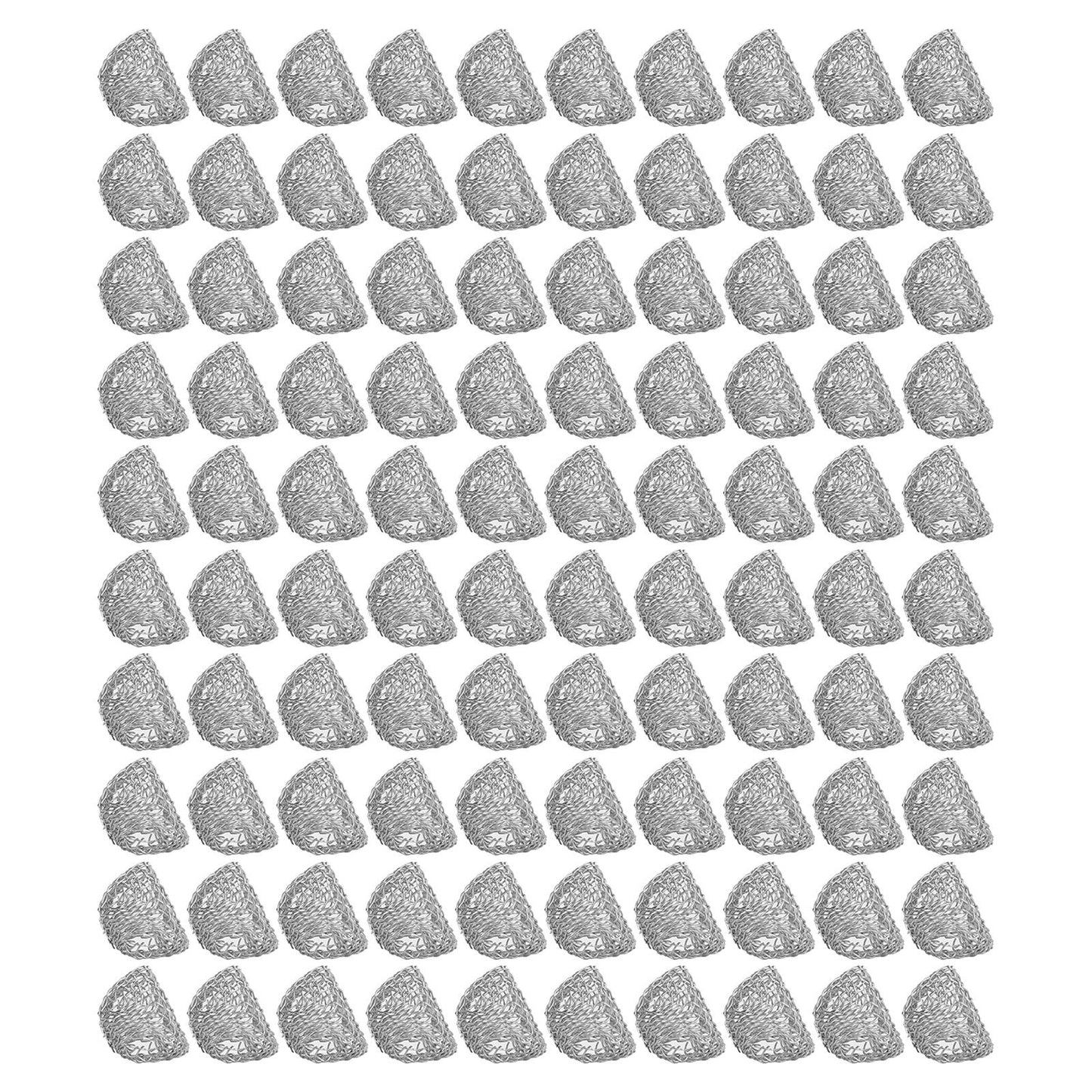 100Pcs Tobacco Pipe Ball Screen Filter 16mm Stainless Steel Washable for Smoking V1294-YM0521-3117220304611