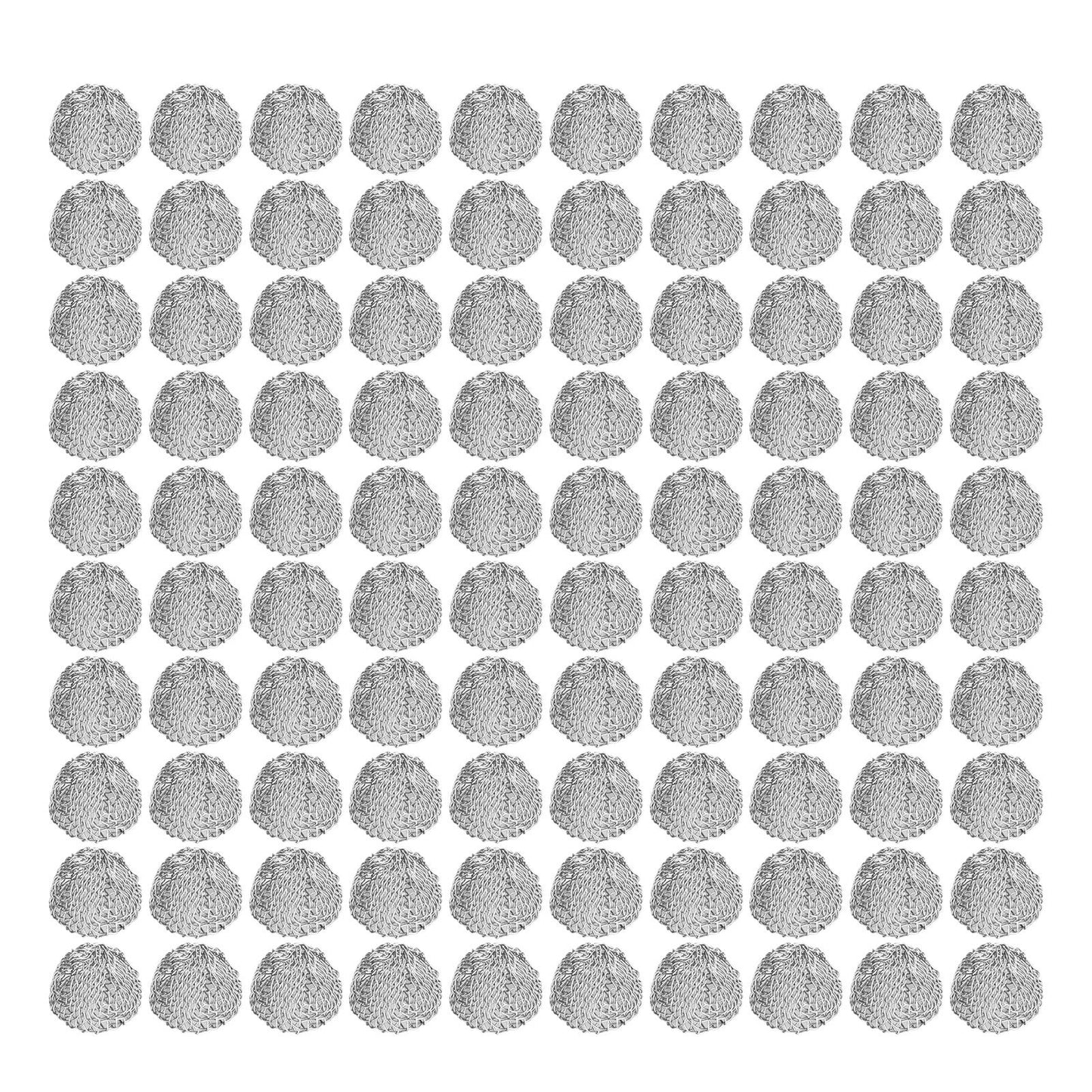 100Pcs Tobacco Pipe Ball Screen Filter 16mm Stainless Steel Washable for Smoking V1294-YM0521-3117220304611