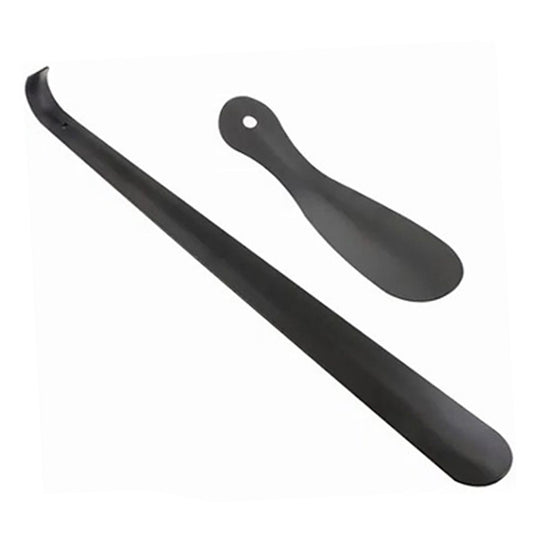 2 PCS Straight Handle Shoe Horn Anti Bending Stainless Steel Shoehorn for Seniors Pregnant Women V1294-YM0521-3117220311911