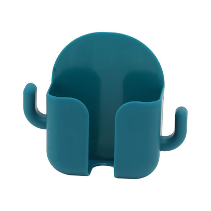 Self Adhesive Wall Mount Cell Phone Holder Wall Mount Phone Charging Holder for Home Office Bedroom Green V1294-YM0521-3117230003014
