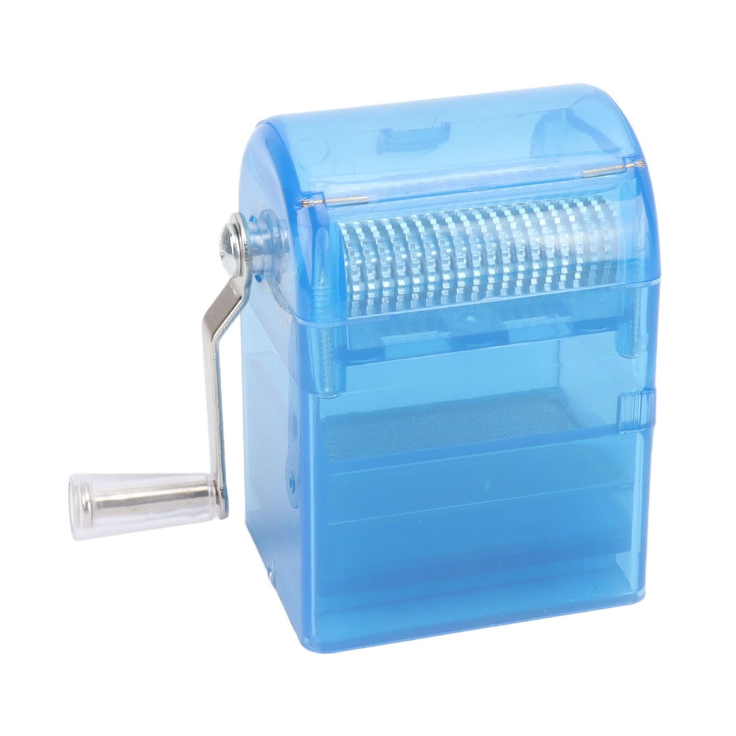 Hand Crank Crusher Tobacco Cutter Portable Smoking Grinder With Tobacco Storage Case Blue V1294-YM0521-3117230004212
