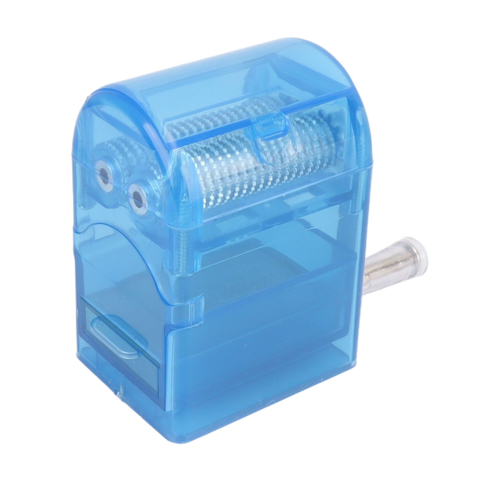 Hand Crank Crusher Tobacco Cutter Portable Smoking Grinder With Tobacco Storage Case Blue V1294-YM0521-3117230004212
