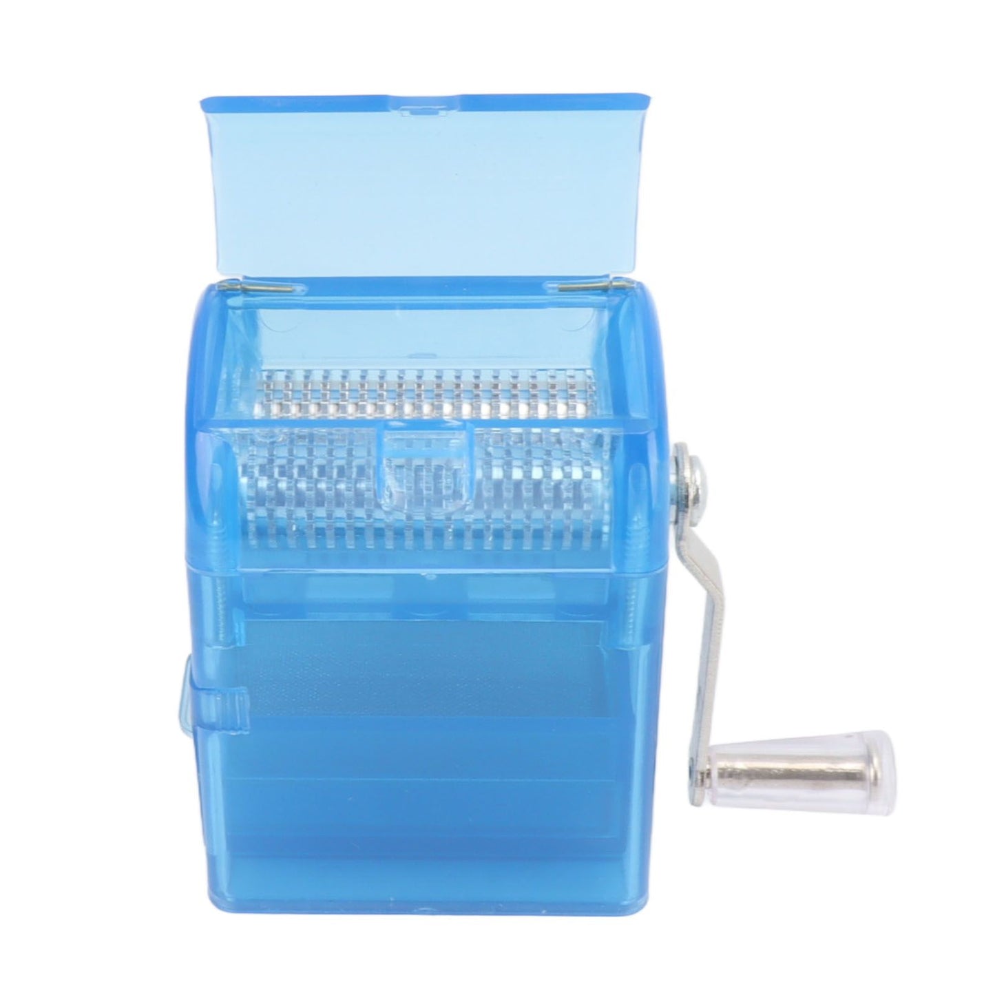 Hand Crank Crusher Tobacco Cutter Portable Smoking Grinder With Tobacco Storage Case Blue V1294-YM0521-3117230004212