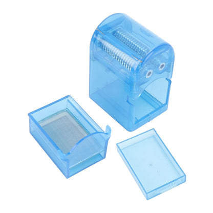 Hand Crank Crusher Tobacco Cutter Portable Smoking Grinder With Tobacco Storage Case Blue V1294-YM0521-3117230004212