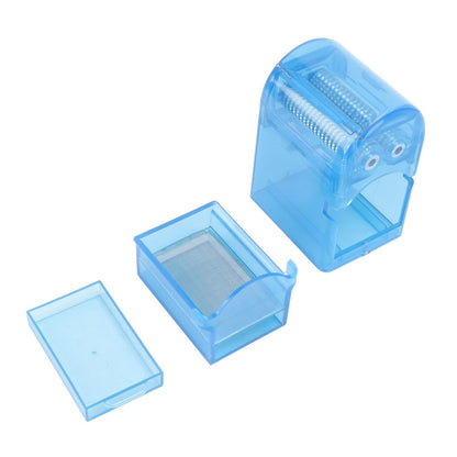 Hand Crank Crusher Tobacco Cutter Portable Smoking Grinder With Tobacco Storage Case Blue V1294-YM0521-3117230004212