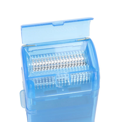 Hand Crank Crusher Tobacco Cutter Portable Smoking Grinder With Tobacco Storage Case Blue V1294-YM0521-3117230004212
