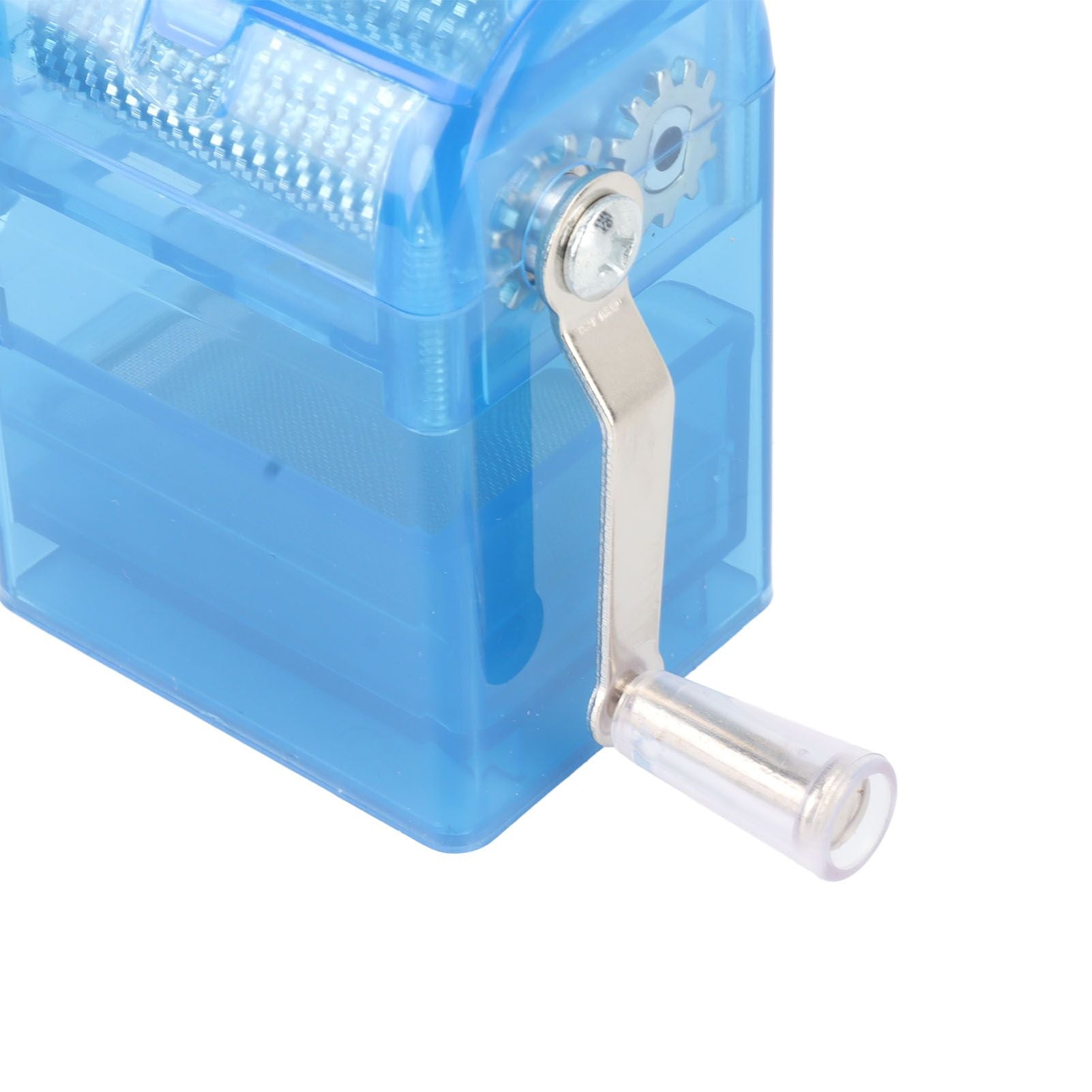 Hand Crank Crusher Tobacco Cutter Portable Smoking Grinder With Tobacco Storage Case Blue V1294-YM0521-3117230004212