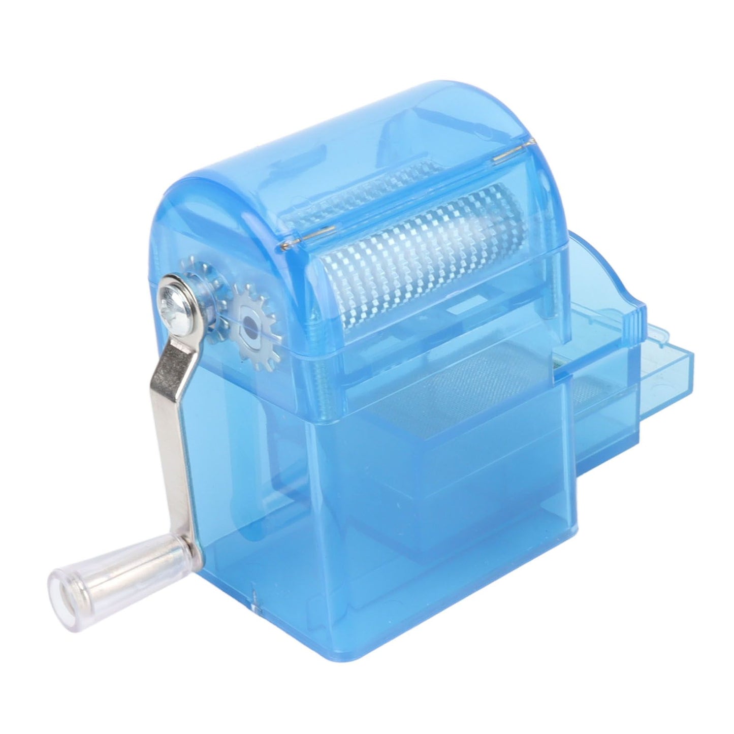 Hand Crank Crusher Tobacco Cutter Portable Smoking Grinder With Tobacco Storage Case Blue V1294-YM0521-3117230004212