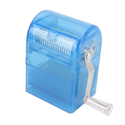 Hand Crank Crusher Tobacco Cutter Portable Smoking Grinder With Tobacco Storage Case Blue V1294-YM0521-3117230004212