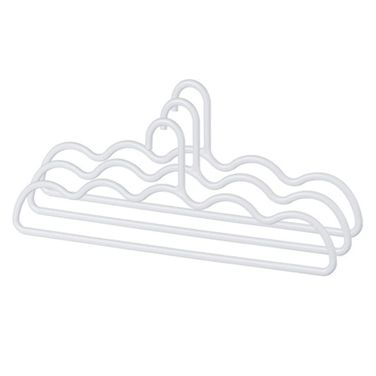 3Pcs Clothing Notched Hanger Non Slip No Marking Household Thickened Garment Coat Hanger for Bed Sheet White V1294-YM0521-3117230007611
