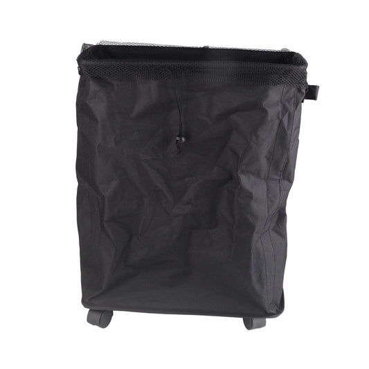4 Roll Wheels Laundry Basket with Handles Oxford Cloth Storage Bin for Household Sundries Black V1294-YM0521-3117230008012