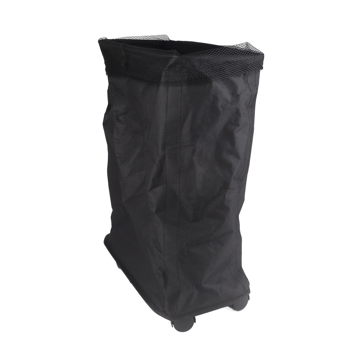 4 Roll Wheels Laundry Basket with Handles Oxford Cloth Storage Bin for Household Sundries Black V1294-YM0521-3117230008012