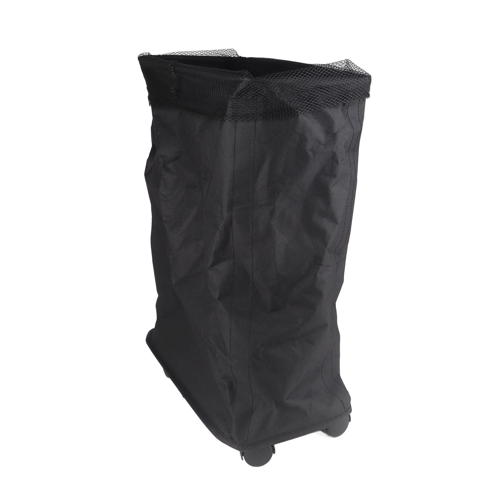 4 Roll Wheels Laundry Basket with Handles Oxford Cloth Storage Bin for Household Sundries Black V1294-YM0521-3117230008012