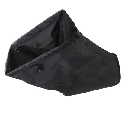 4 Roll Wheels Laundry Basket with Handles Oxford Cloth Storage Bin for Household Sundries Black V1294-YM0521-3117230008012