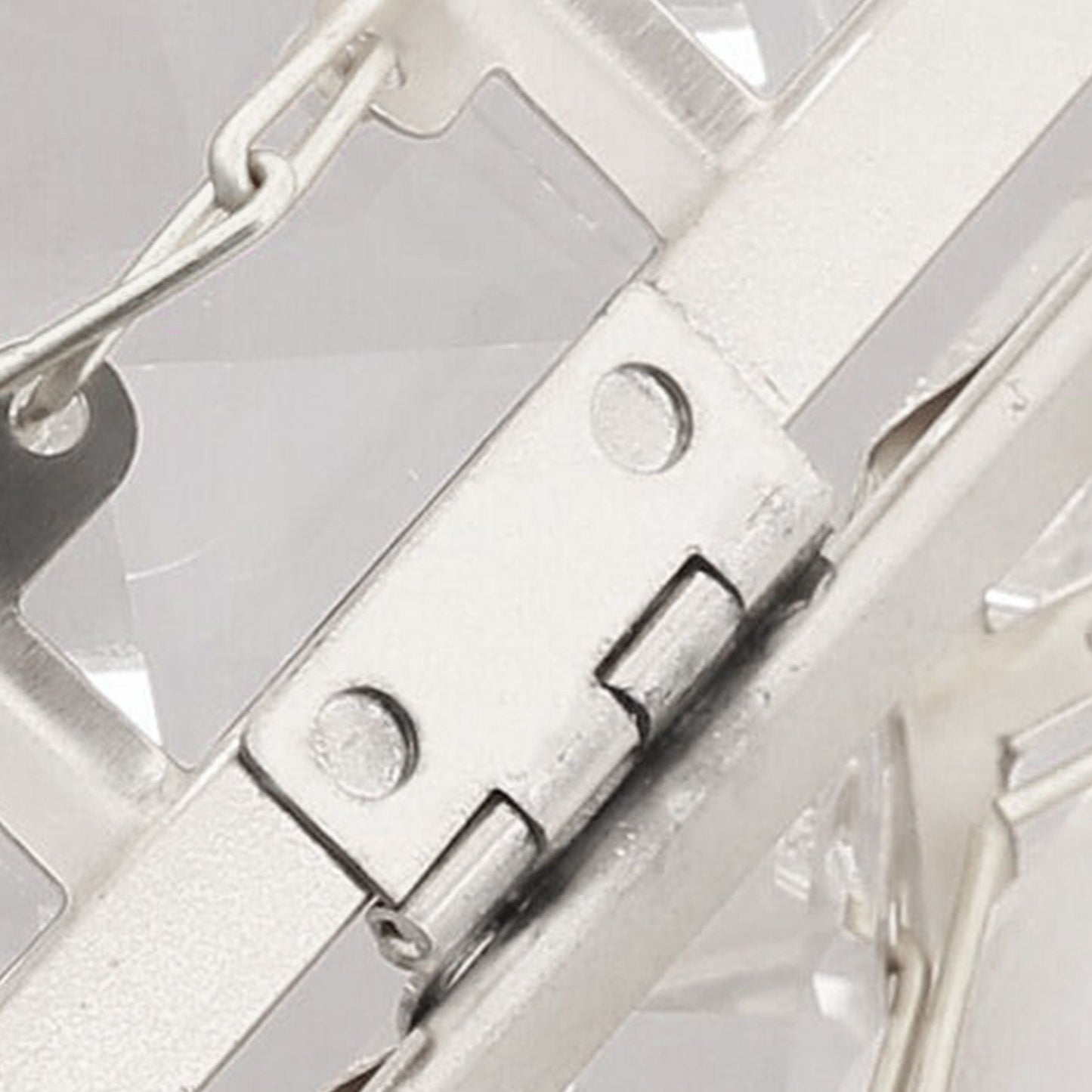 Facial Tissue Holder Light Luxury Crystal Metal Silver Tissue Dispenser Box for Living Room V1294-YM0521-3117230008311