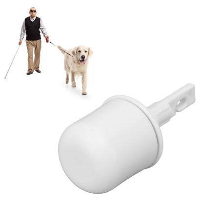 Blind Walking Cane Tip ABS Touchdown Lighting Self Standing Cane Roller Tip with Light for Travel Hiking V1294-YM0521-3117230008711