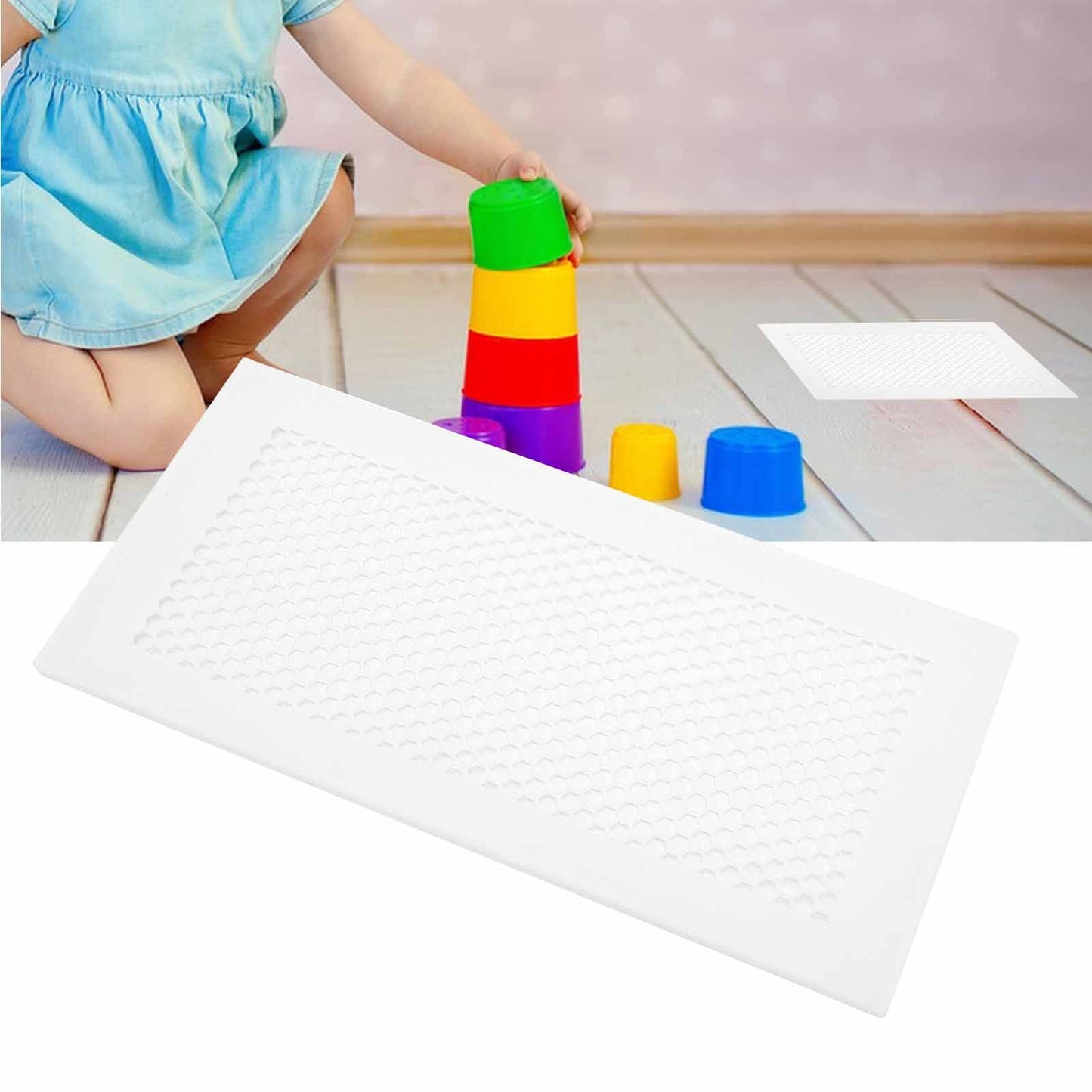 1Pcs Floor Vent Cover Silicone Drain Cover Good Filtering Protection for Home Kitchen V1294-YM0521-3117230010412