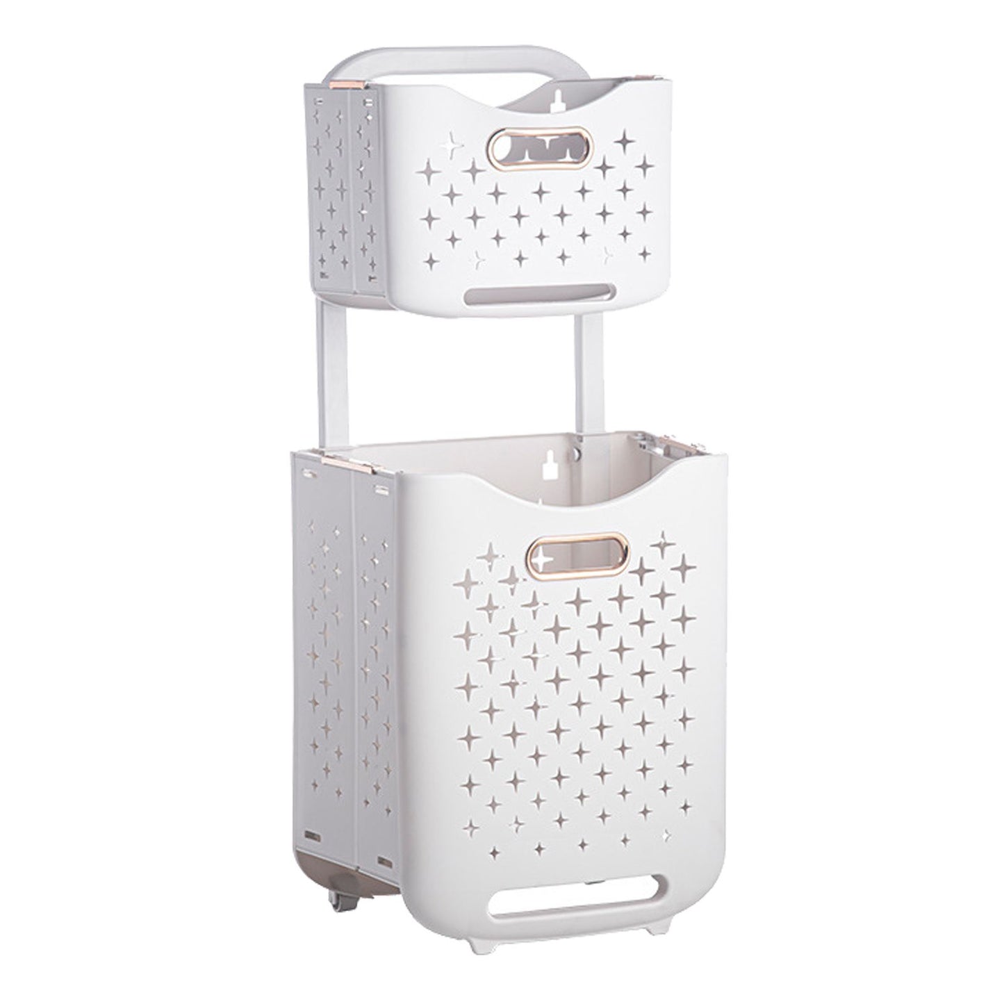 Collapsible Laundry Basket Portable Foldable Laundry Hamper Clothes Storage Organizer Basket for Home Hotel V1294-YM0521-3117230013115