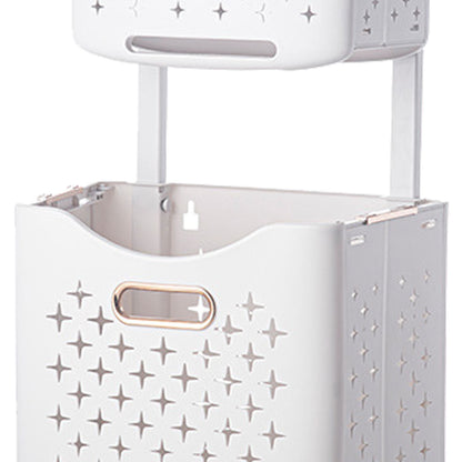 Collapsible Laundry Basket Portable Foldable Laundry Hamper Clothes Storage Organizer Basket for Home Hotel V1294-YM0521-3117230013115