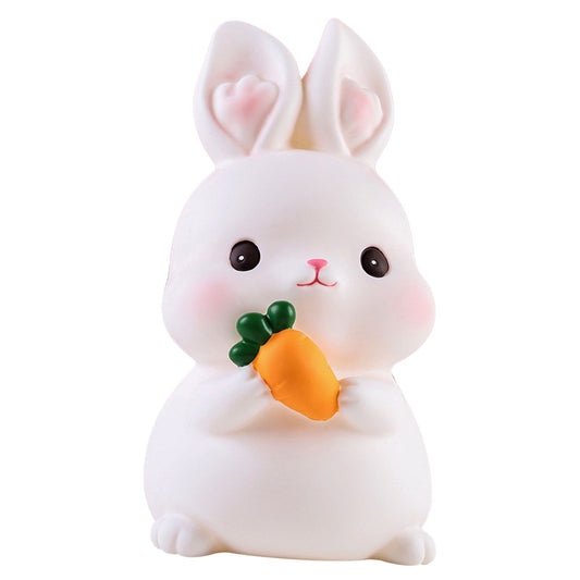 Kids Piggy Bank Cute Cartoon Money Coin Bank Anti Fall Vinyl Resin Money Bank for Boys Girls Bunny V1294-YM0521-3117230013313