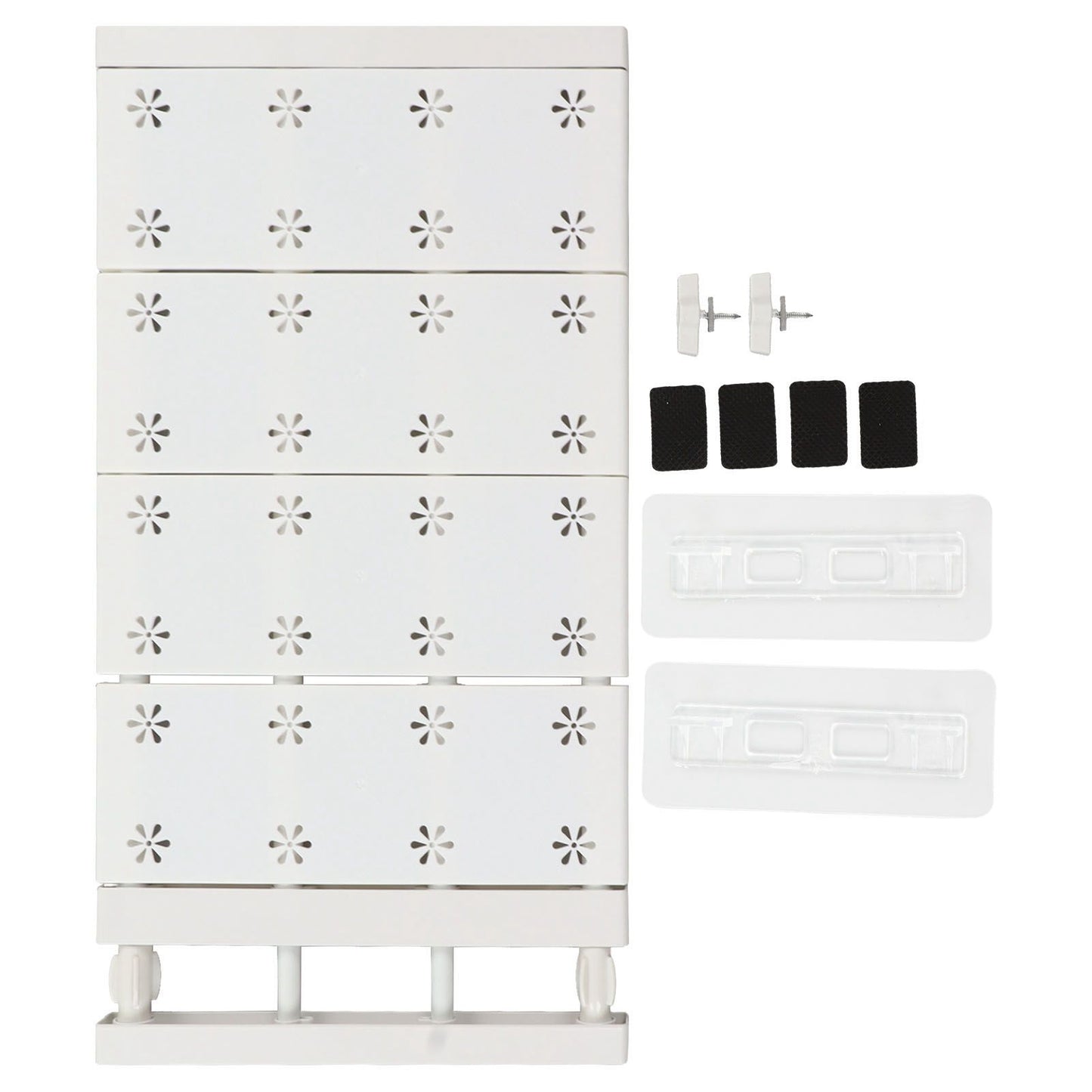 Wardrobe Partition Board Storage Extendable Rod Space Saving Layered Partition Board for Cabinet 18.9-31.5in V1294-YM0521-3117230020113