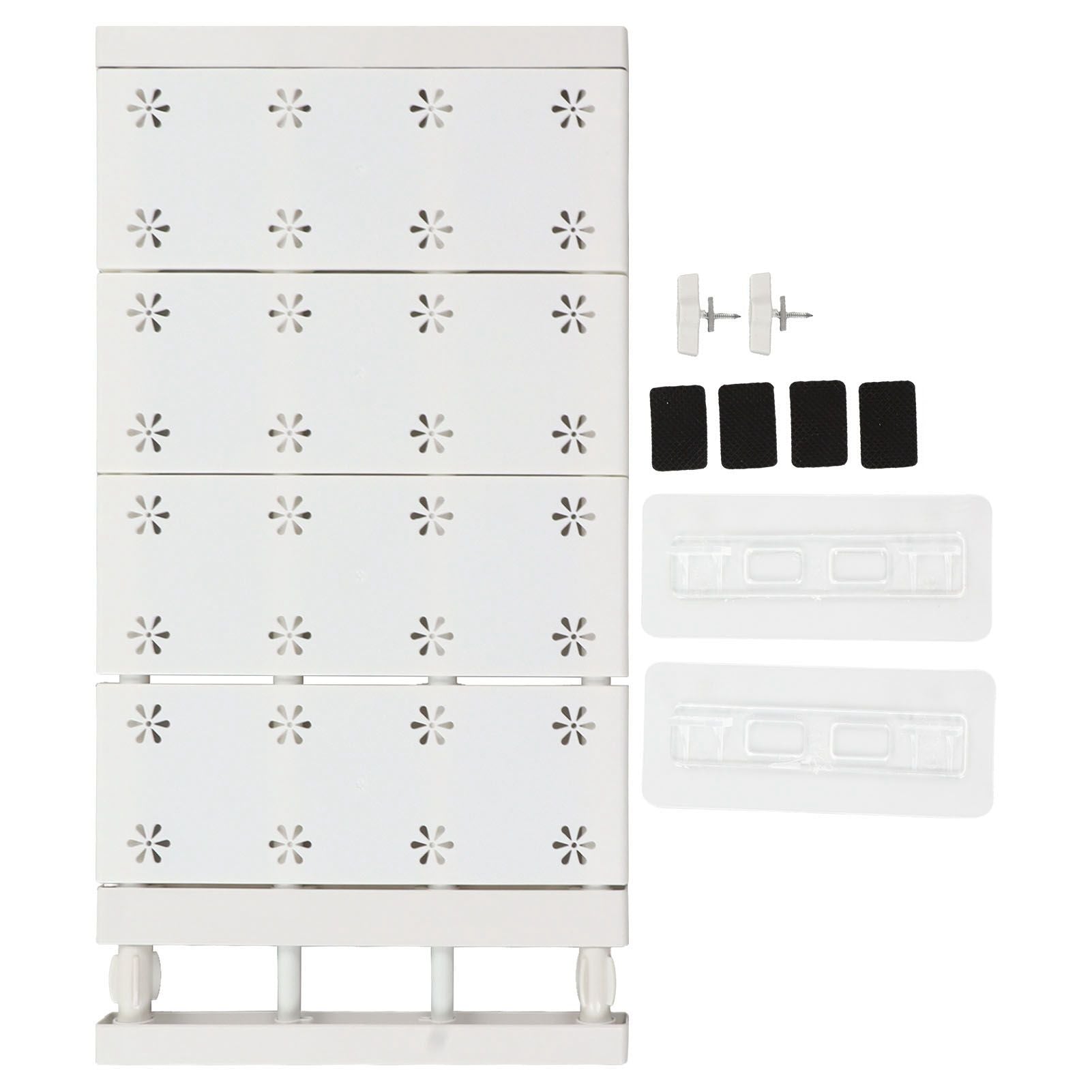 Wardrobe Partition Board Storage Extendable Rod Space Saving Layered Partition Board for Cabinet 18.9-31.5in V1294-YM0521-3117230020113
