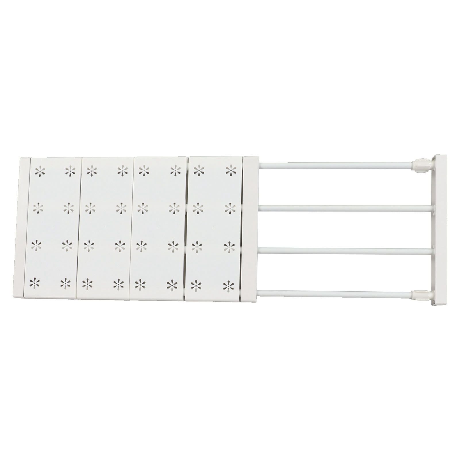 Wardrobe Partition Board Storage Extendable Rod Space Saving Layered Partition Board for Cabinet 18.9-31.5in V1294-YM0521-3117230020113