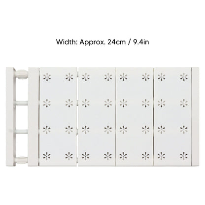 Wardrobe Partition Board Storage Extendable Rod Space Saving Layered Partition Board for Cabinet 18.9-31.5in V1294-YM0521-3117230020113