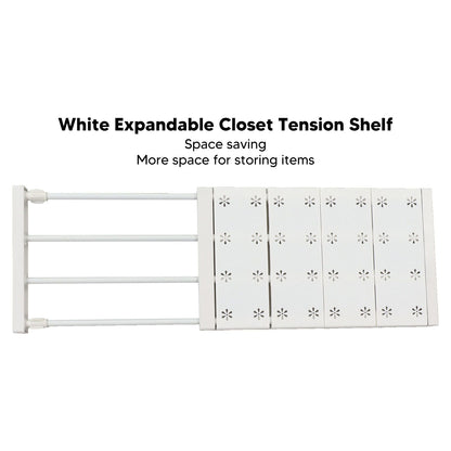 Wardrobe Partition Board Storage Extendable Rod Space Saving Layered Partition Board for Cabinet 18.9-31.5in V1294-YM0521-3117230020113
