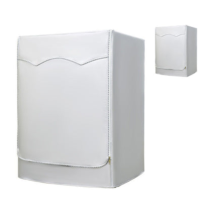 Washing Machine Cover Waterproof Dustproof Sunscreen for Fully Automatic Washer Silvering Oxford Cloth Piping V1294-YM0521-3117230020611