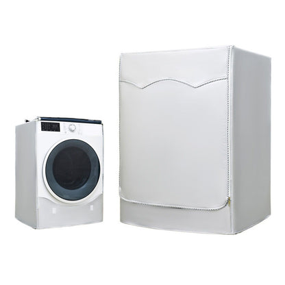 Washing Machine Cover Waterproof Dustproof Sunscreen for Fully Automatic Washer Silvering Oxford Cloth Piping V1294-YM0521-3117230020611