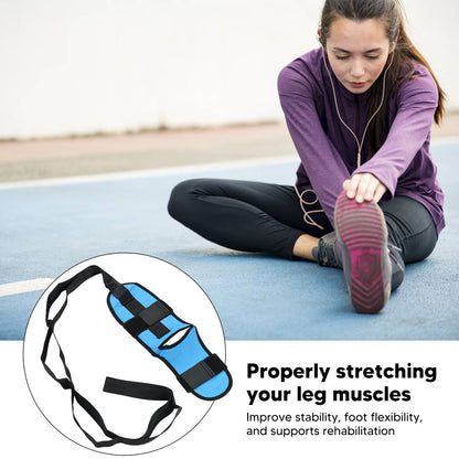 Leg Stretching Strap Muscle Relaxing High Elasticity Improve Flexibility Rehabilitation Foot Stretch Strap V1294-YM0521-3117230022512