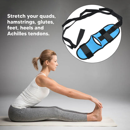 Leg Stretching Strap Muscle Relaxing High Elasticity Improve Flexibility Rehabilitation Foot Stretch Strap V1294-YM0521-3117230022512
