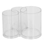 Clear Round Plastic Makeup Container Transparent Cylinder Makeup Brush Holder Organizer V1294-YM0521-3117230023211