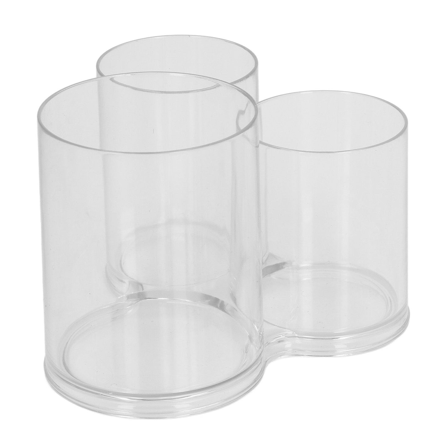 Clear Round Plastic Makeup Container Transparent Cylinder Makeup Brush Holder Organizer V1294-YM0521-3117230023211