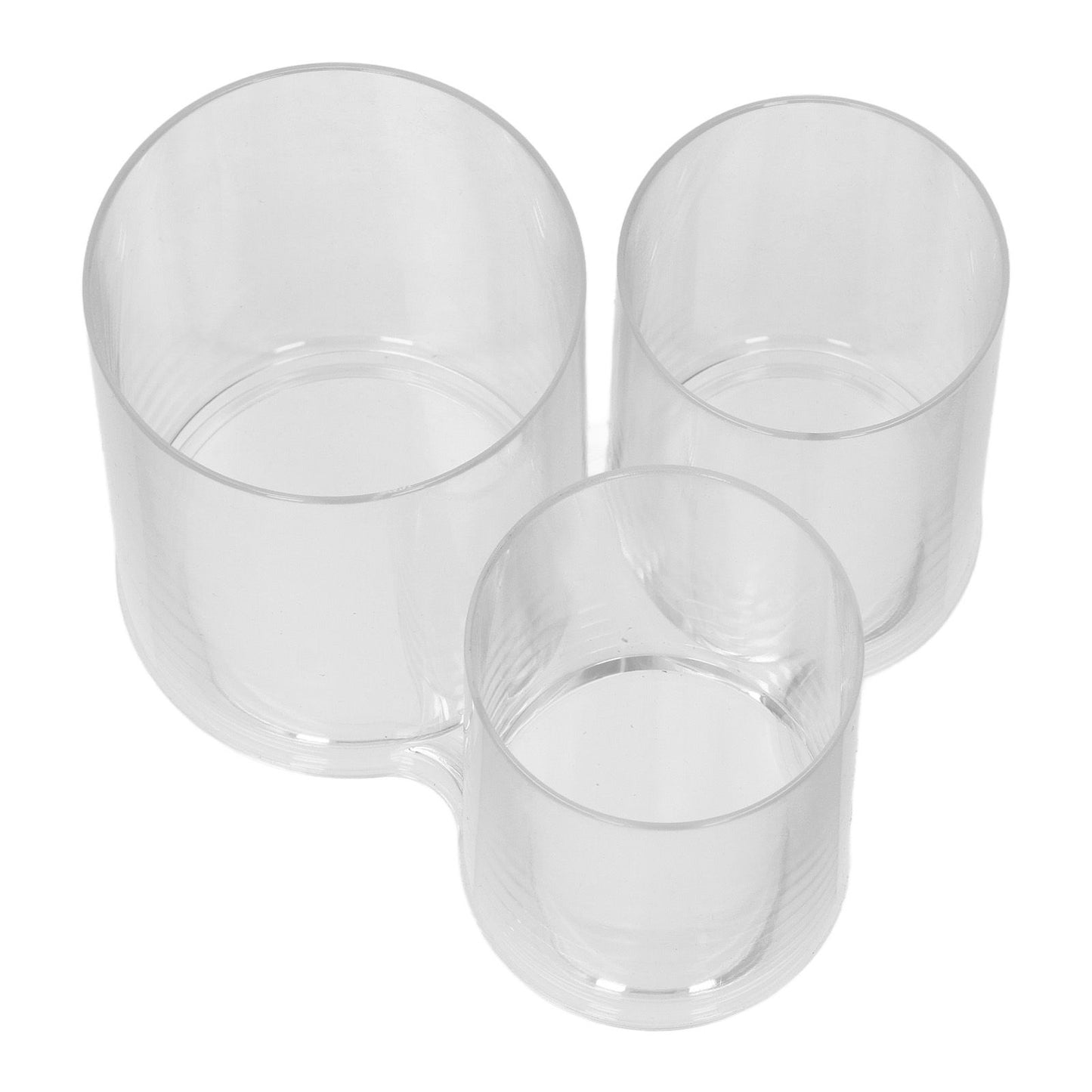 Clear Round Plastic Makeup Container Transparent Cylinder Makeup Brush Holder Organizer V1294-YM0521-3117230023211