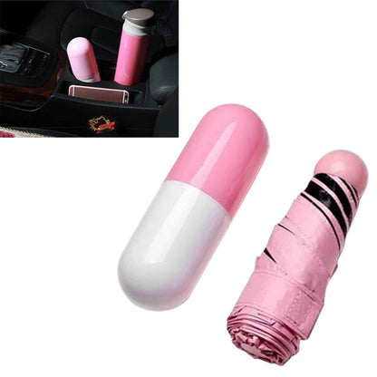 Pocket Umbrella Mini Compact Foldable Umbrella Pink for Sunny and Rainny Days 6 Umbrella Ribs V1294-YM0521-3117230024011