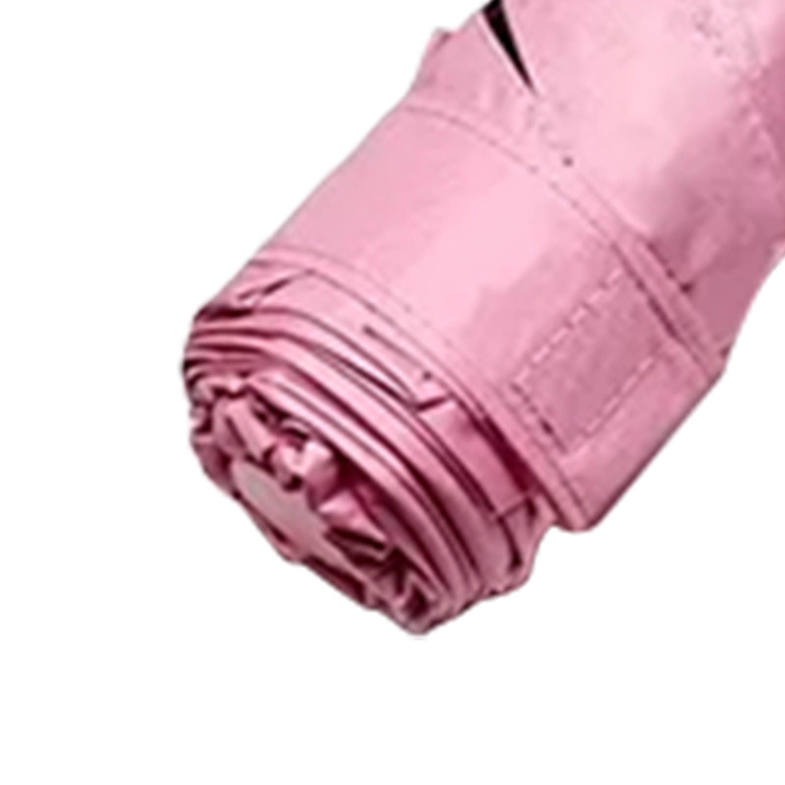 Pocket Umbrella Mini Compact Foldable Umbrella Pink for Sunny and Rainny Days 6 Umbrella Ribs V1294-YM0521-3117230024011