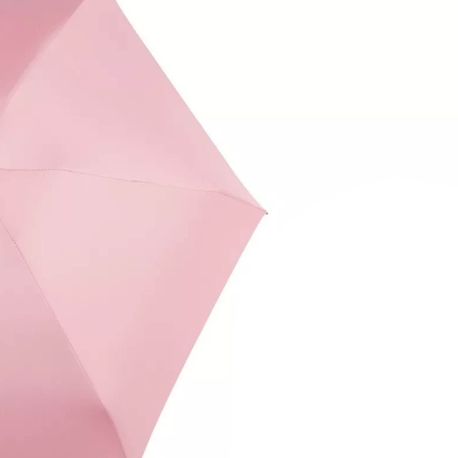 Pocket Umbrella Mini Compact Foldable Umbrella Pink for Sunny and Rainny Days 6 Umbrella Ribs V1294-YM0521-3117230024011