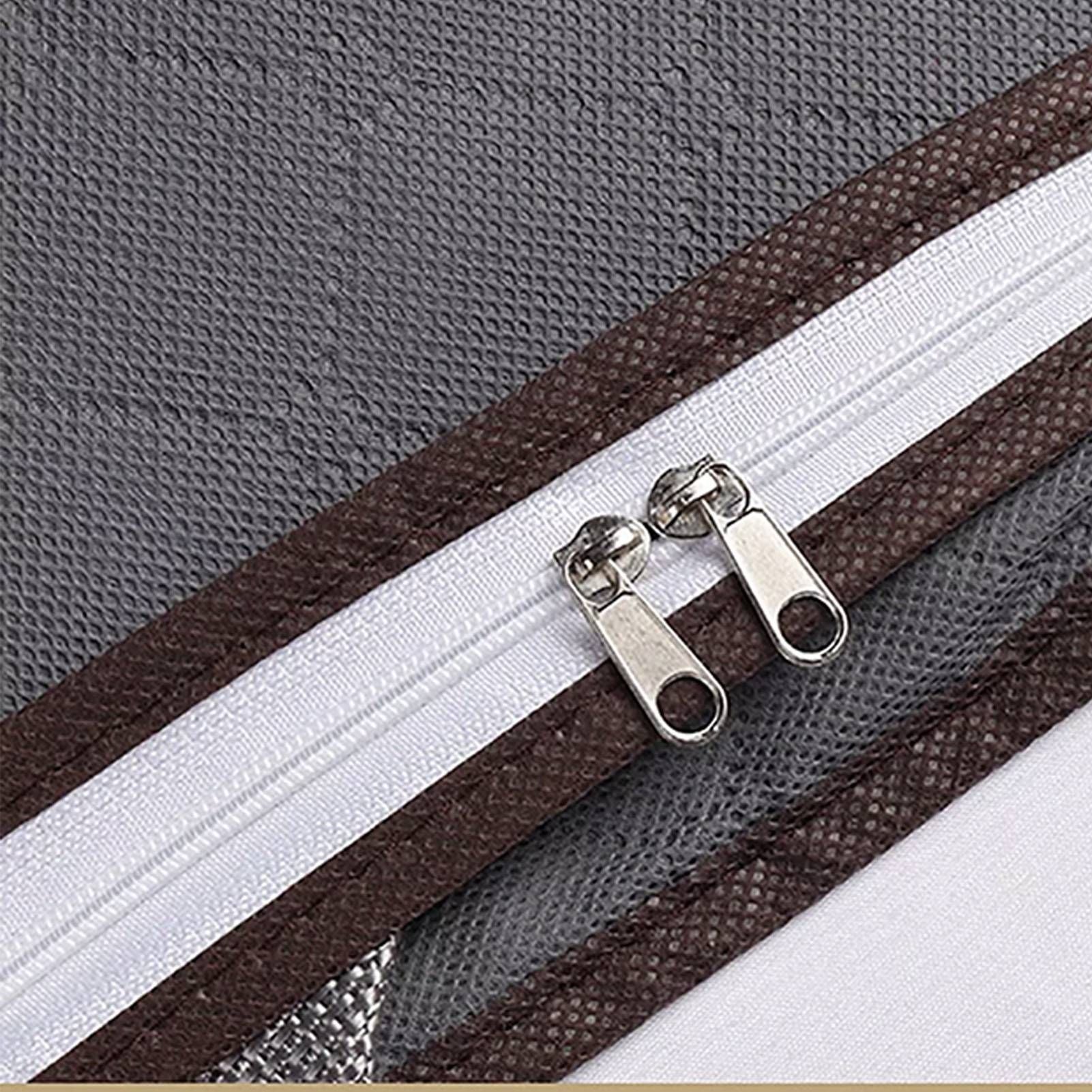 Clothes Storage Bag Large Capacity Foldable Clothing Moving Bag with Front Transparent Window V1294-YM0521-3117230024111